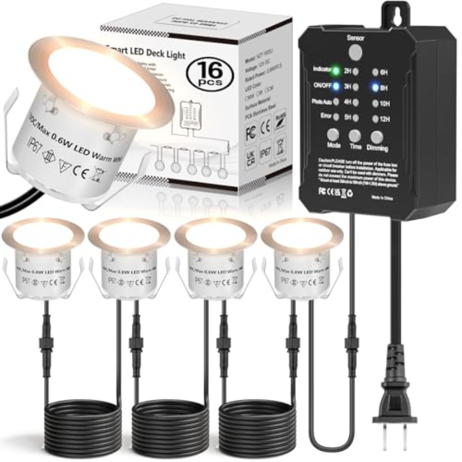 Outdoor Lighting Kits Low Voltage - Low Voltage Deck Lights Recessed Kit