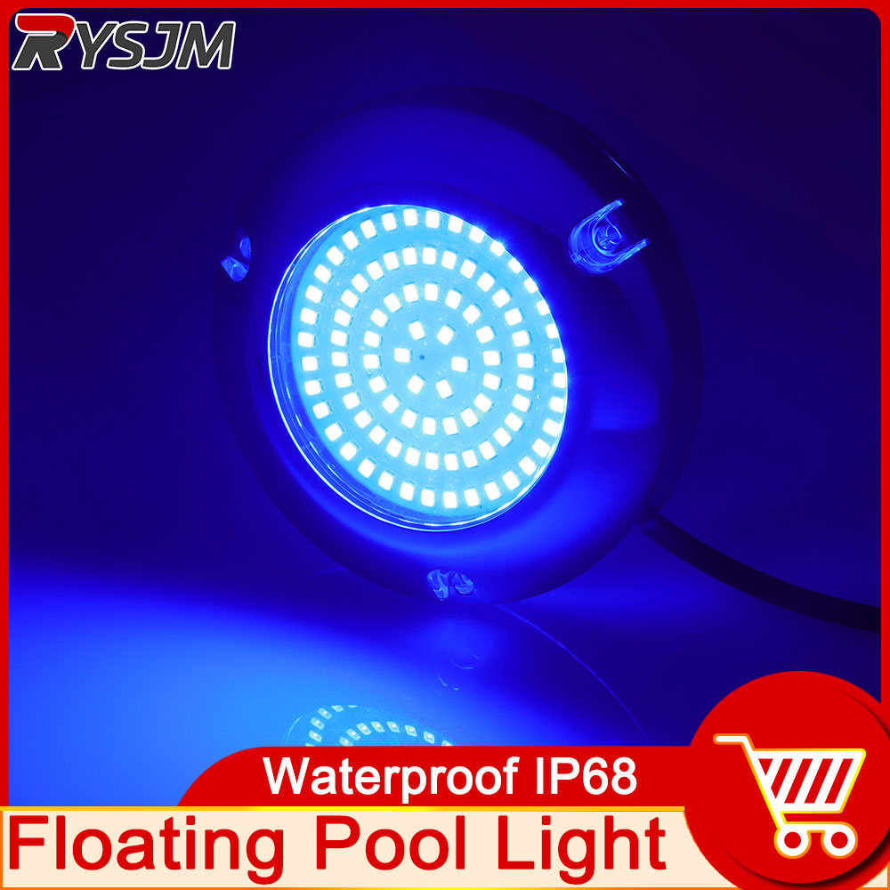 Pond Light Submersible - AD Waterproof IP68 Floating Pool Light