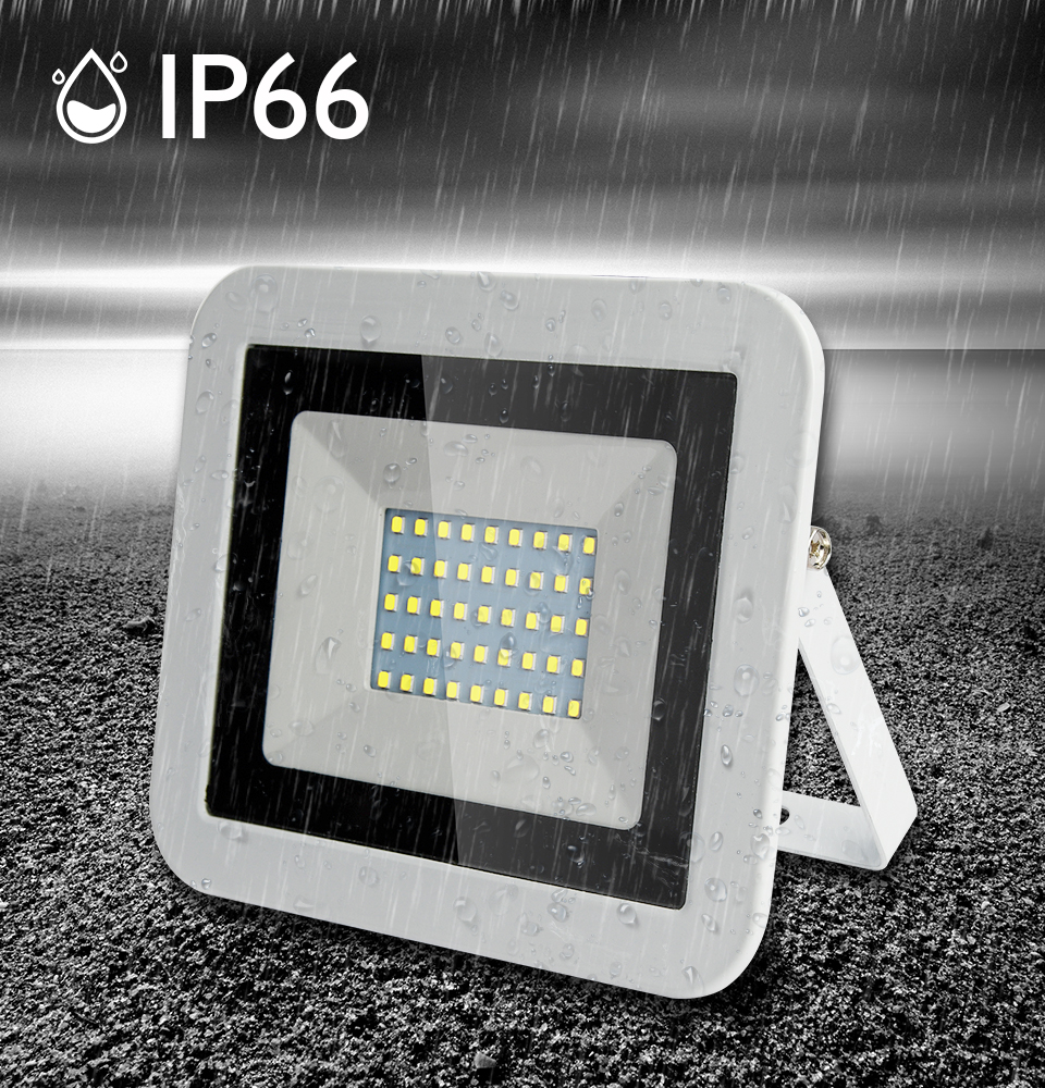 Outdoor Lighting Linear - White Shell Spotlight Ultra Thin Led