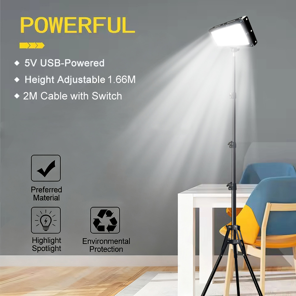 Outdoor Lighting Switch - LED Work Lights with Stand, 3
