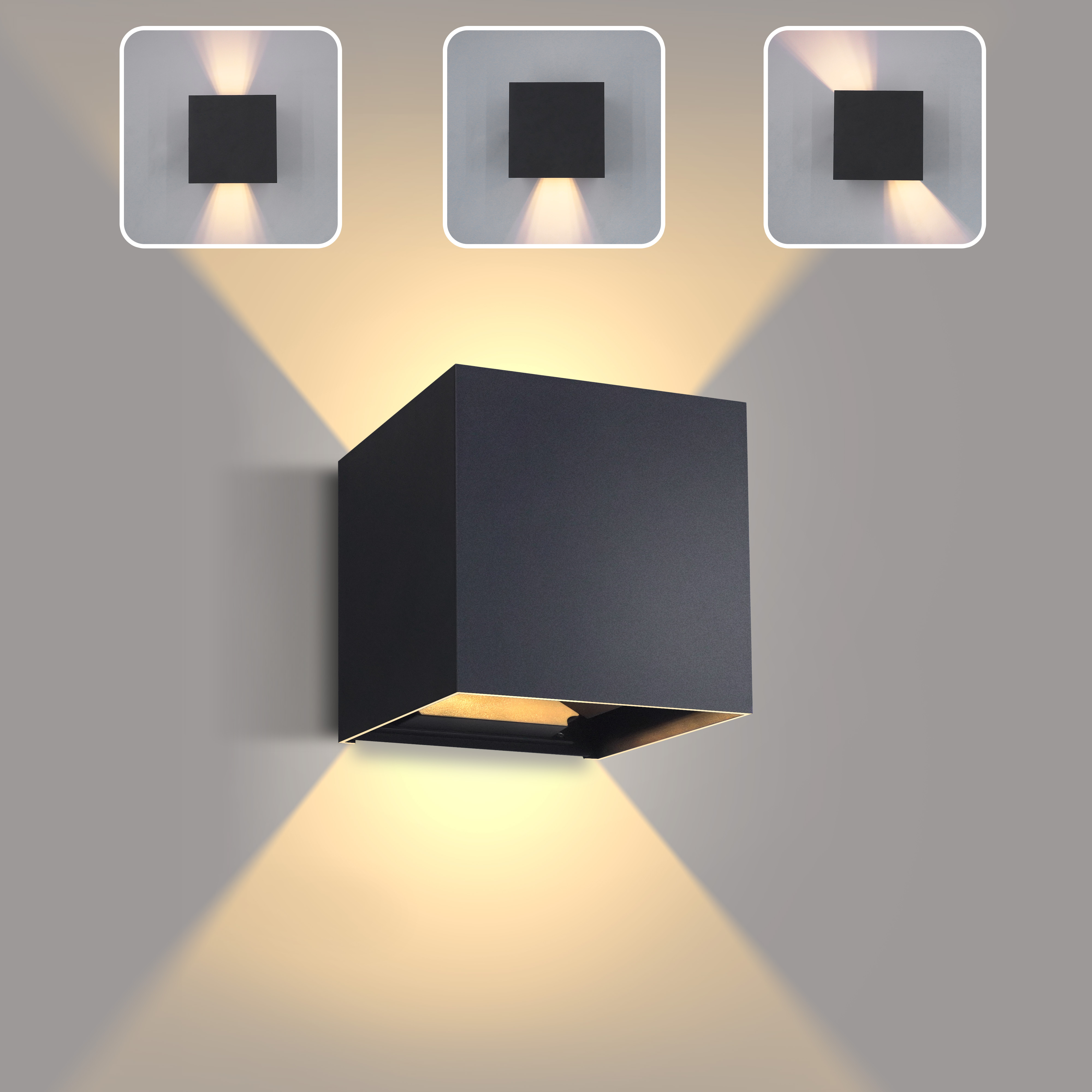 Outdoor Lighting Hardwired - Modern LED Wall Sconces 6W Modern