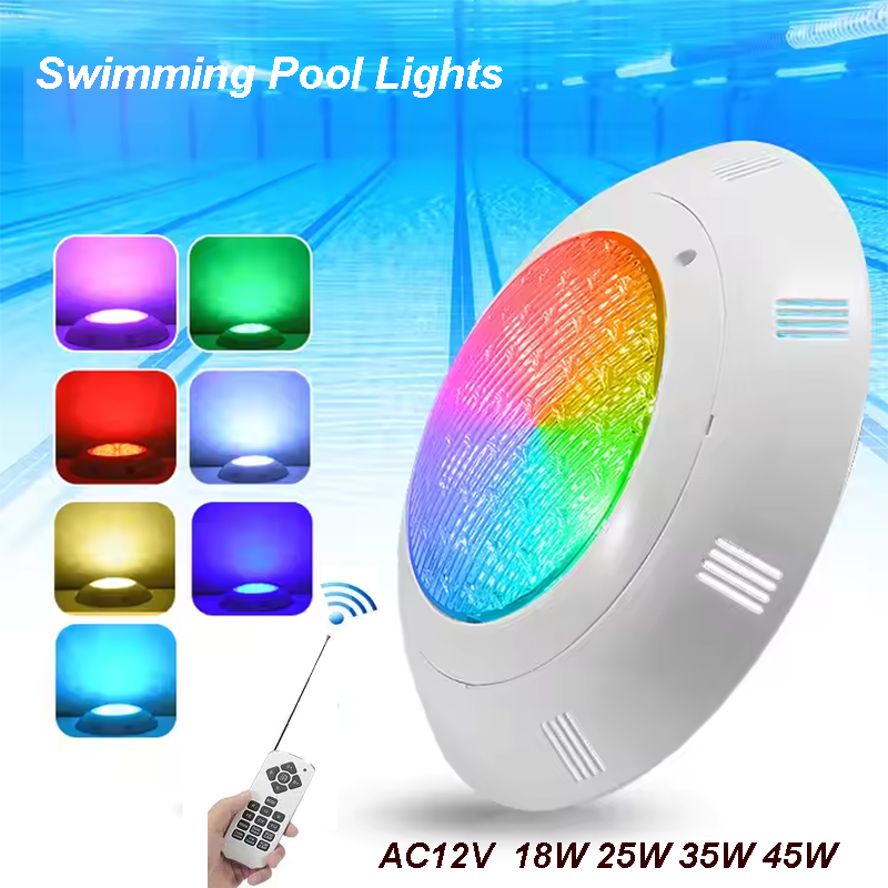 Pond Light Submersible - LED Swimming Pool Lights RGB AC12V