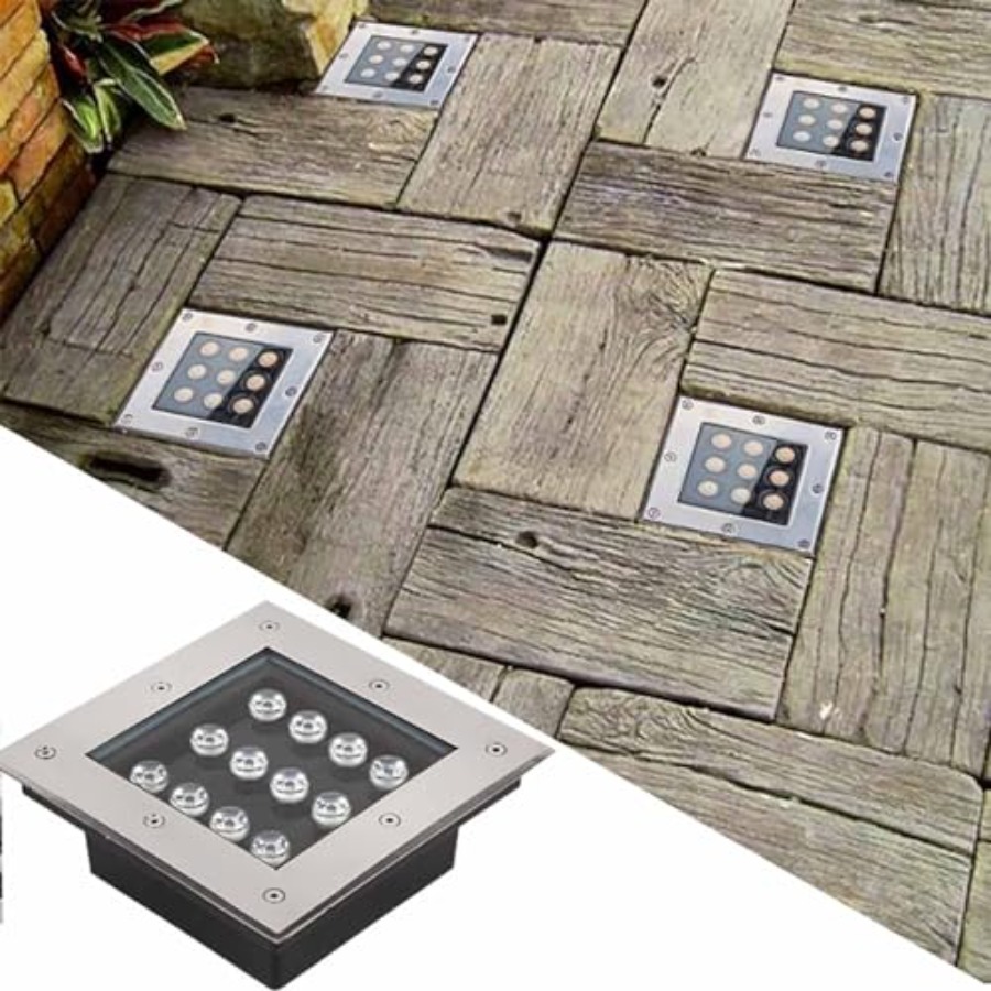 Ground Light Recessed - Led Buried Lights - Square Outdoor