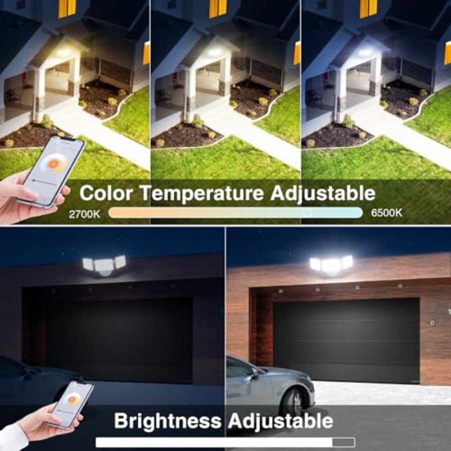 100W Smart Flood Lights Outdoo - Outdoor Lighting Hardwired ulasan dan harga
