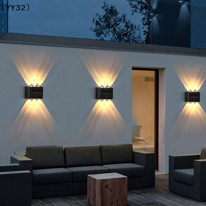 4-10 LED Solar Lamp Outdoor Wa - Outdoor Lighting Linear ulasan dan harga