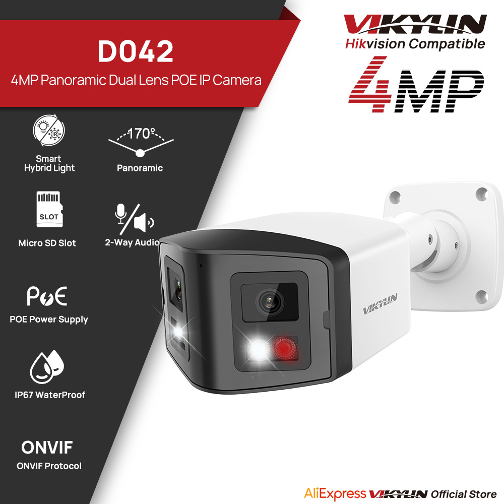 VIKYLIN 170° Panoramic Securit - Outdoor Lighting Mains Powered ulasan dan harga