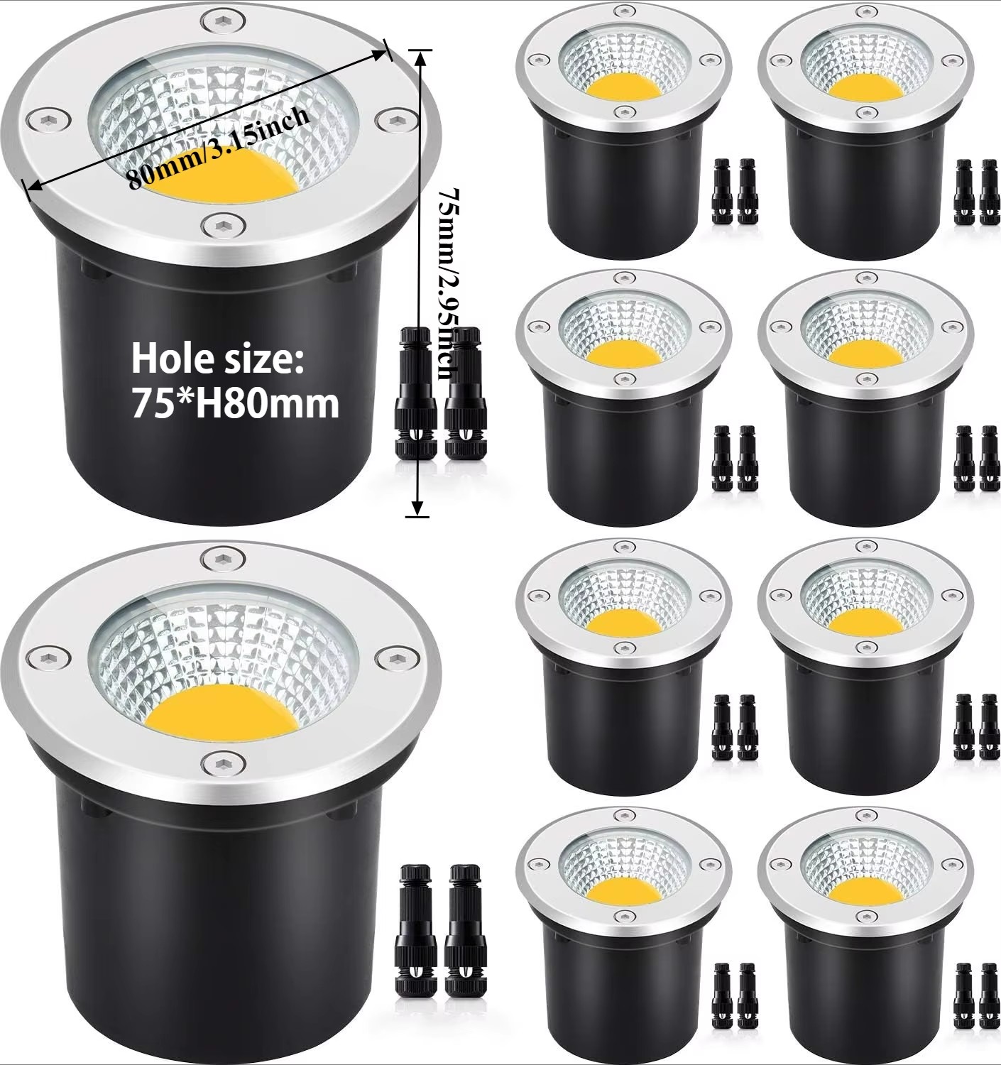 IP67 Waterproof LED Outdoor Ga - Ground Light Recessed ulasan dan harga