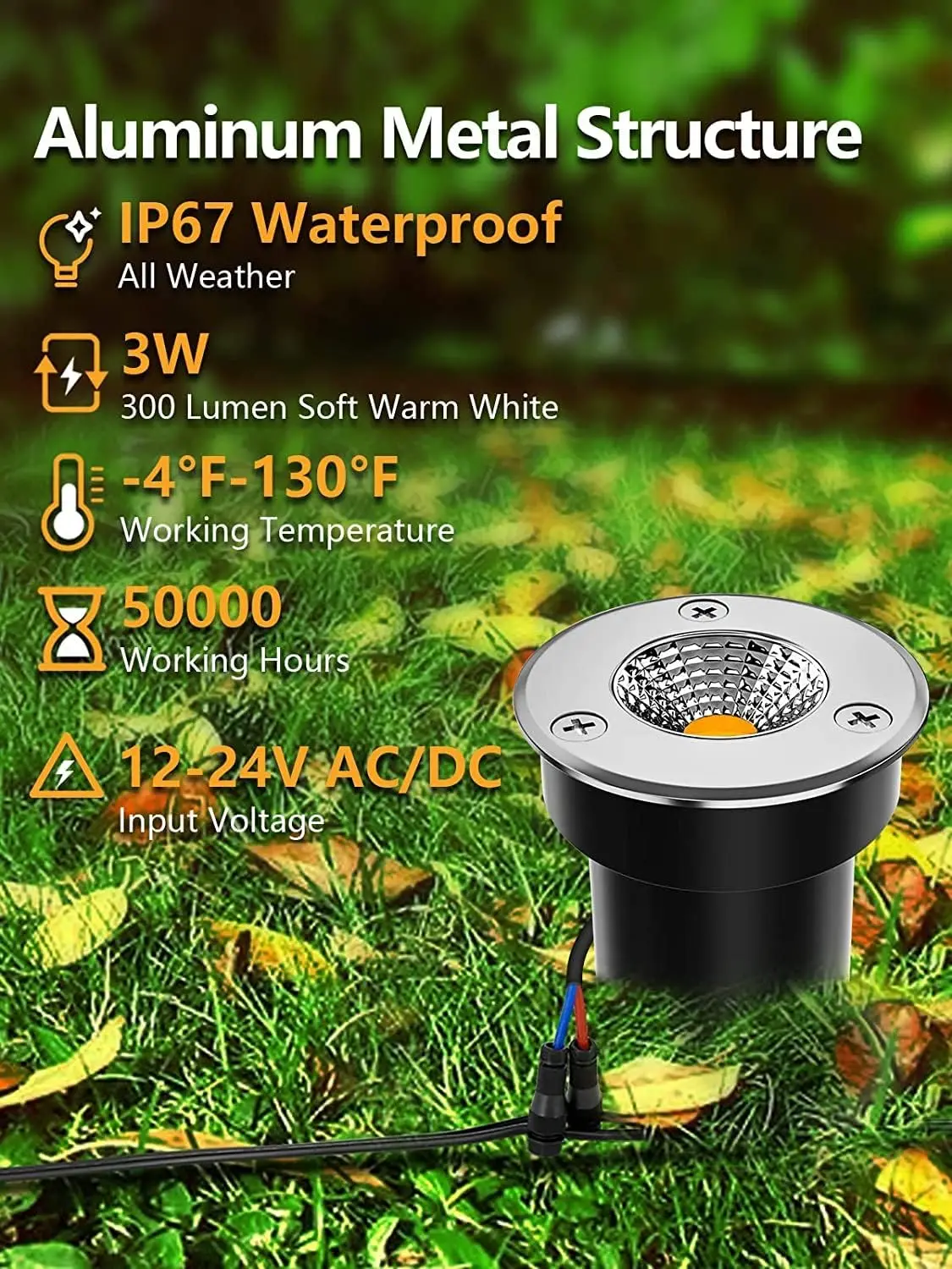 IP67 Waterproof LED Outdoor Ga - Ground Light Recessed ulasan dan harga