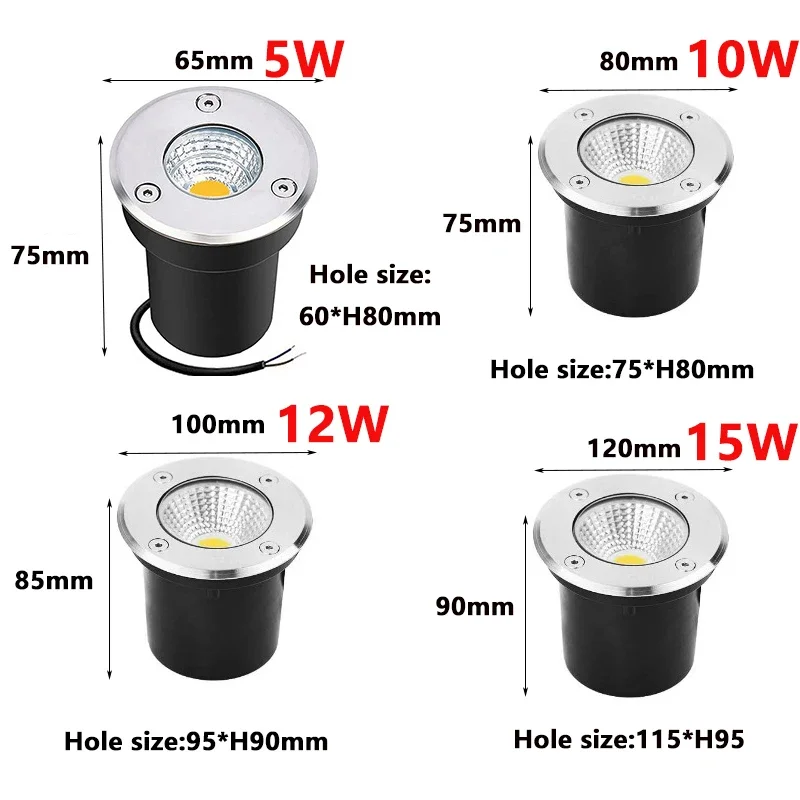 IP67 Waterproof LED Outdoor Ga - Ground Light Recessed ulasan dan harga