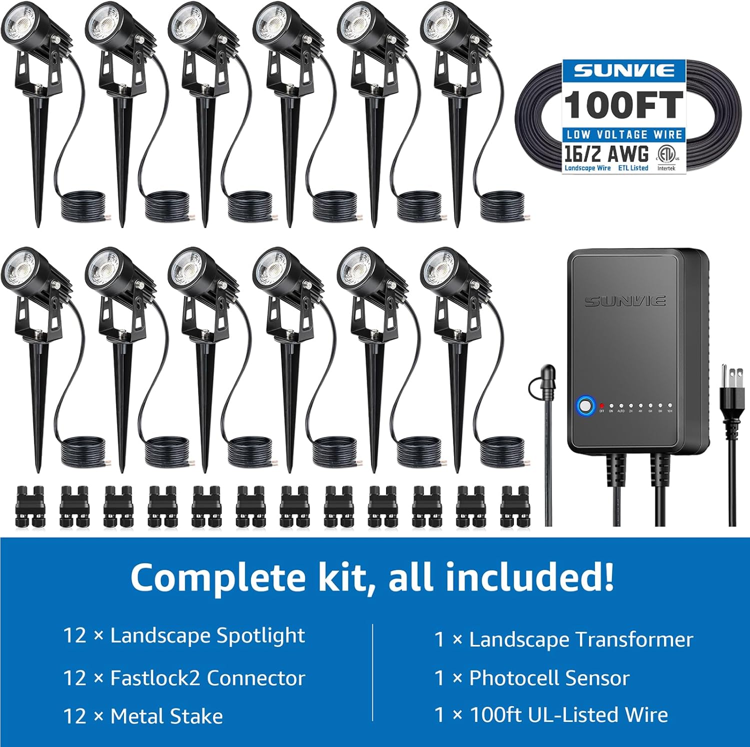 All-in-One LED Low Voltage Lan - Outdoor Lighting Kits Low Voltage ulasan dan harga