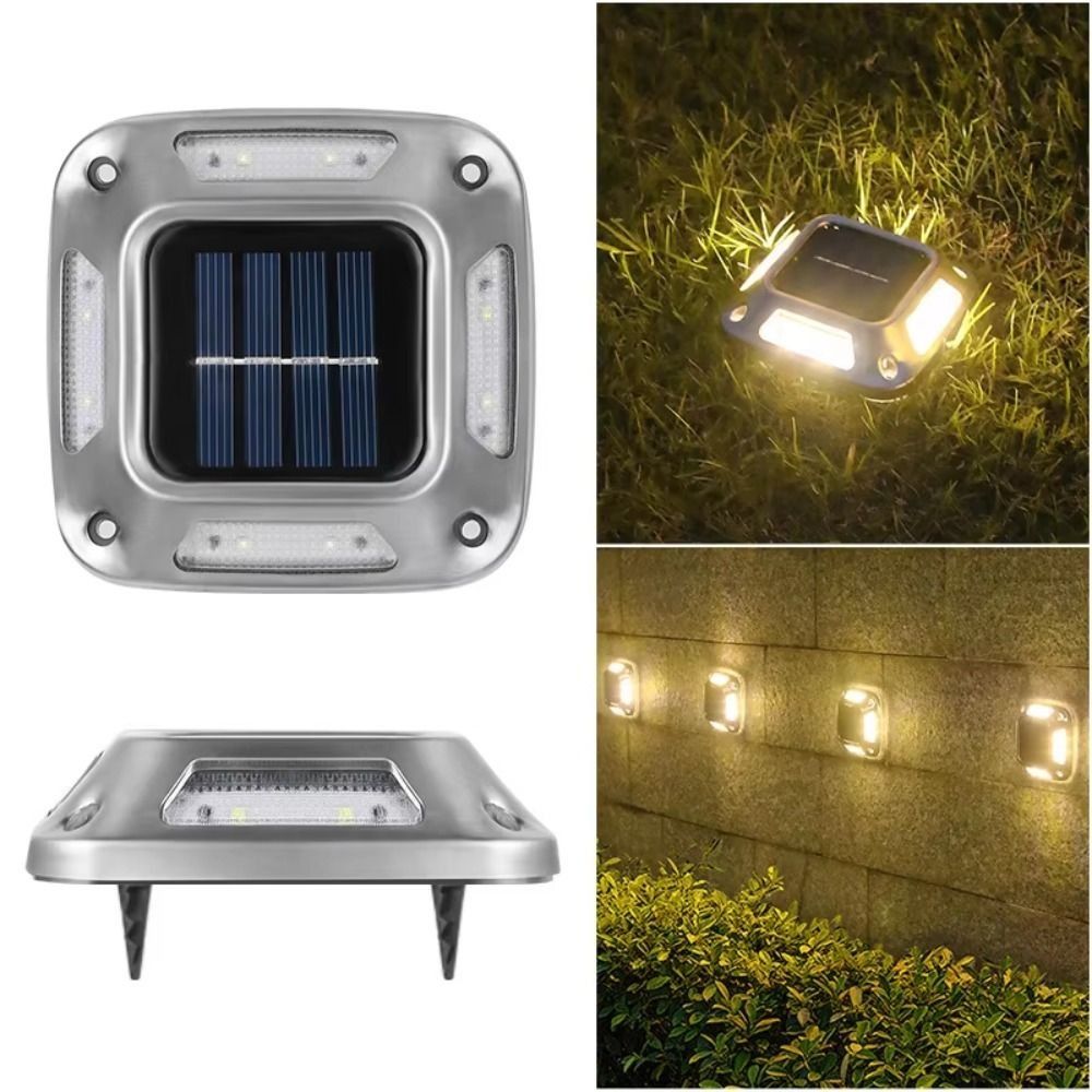 4 PCS 8 LED Solar Ground Light - Ground Light Recessed ulasan dan harga