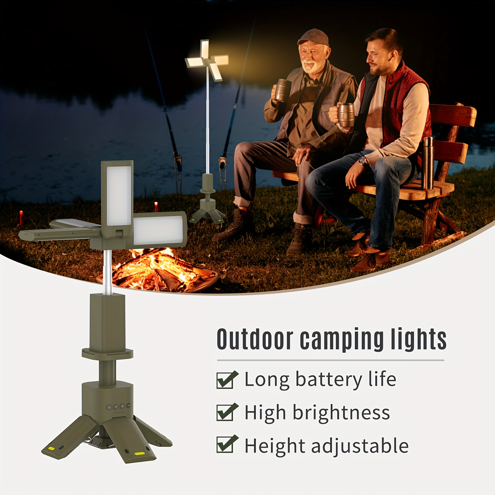 Camping Lantern, 14000mAh Rech - Outdoor Lighting Lumen ulasan dan harga