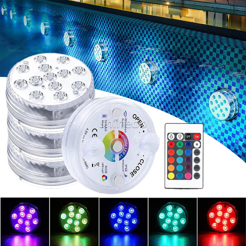 Multi Color Submersible LED Li - Pond Light Submersible ulasan dan harga