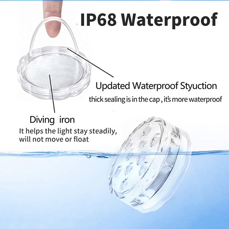 Multi Color Submersible LED Li - Pond Light Submersible ulasan dan harga