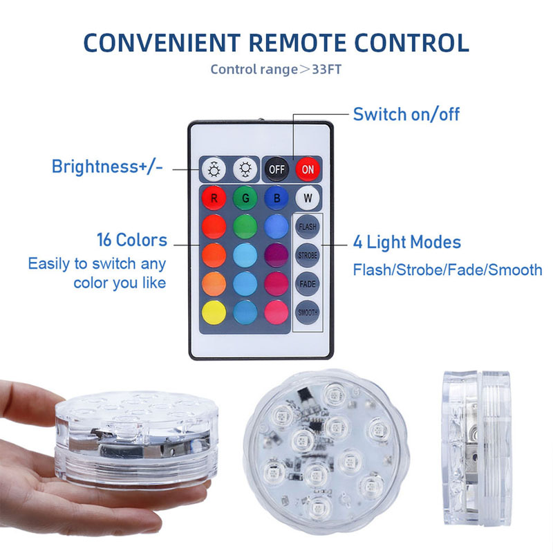 Multi Color Submersible LED Li - Pond Light Submersible ulasan dan harga