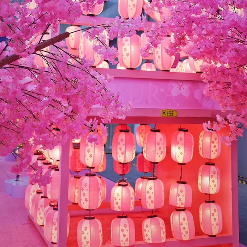 Waterproof Cherry Blossom Lant - Outdoor Lighting Year Round ulasan dan harga