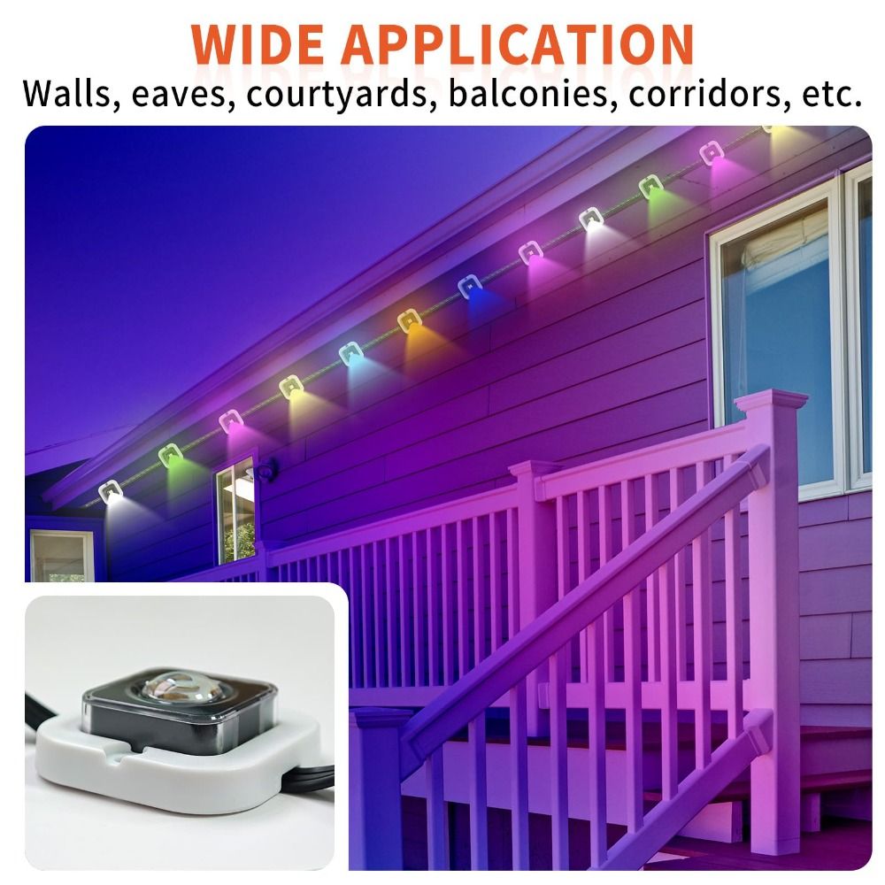 5pcs Weather Resistant LED Bra - Outdoor Lighting Govee ulasan dan harga