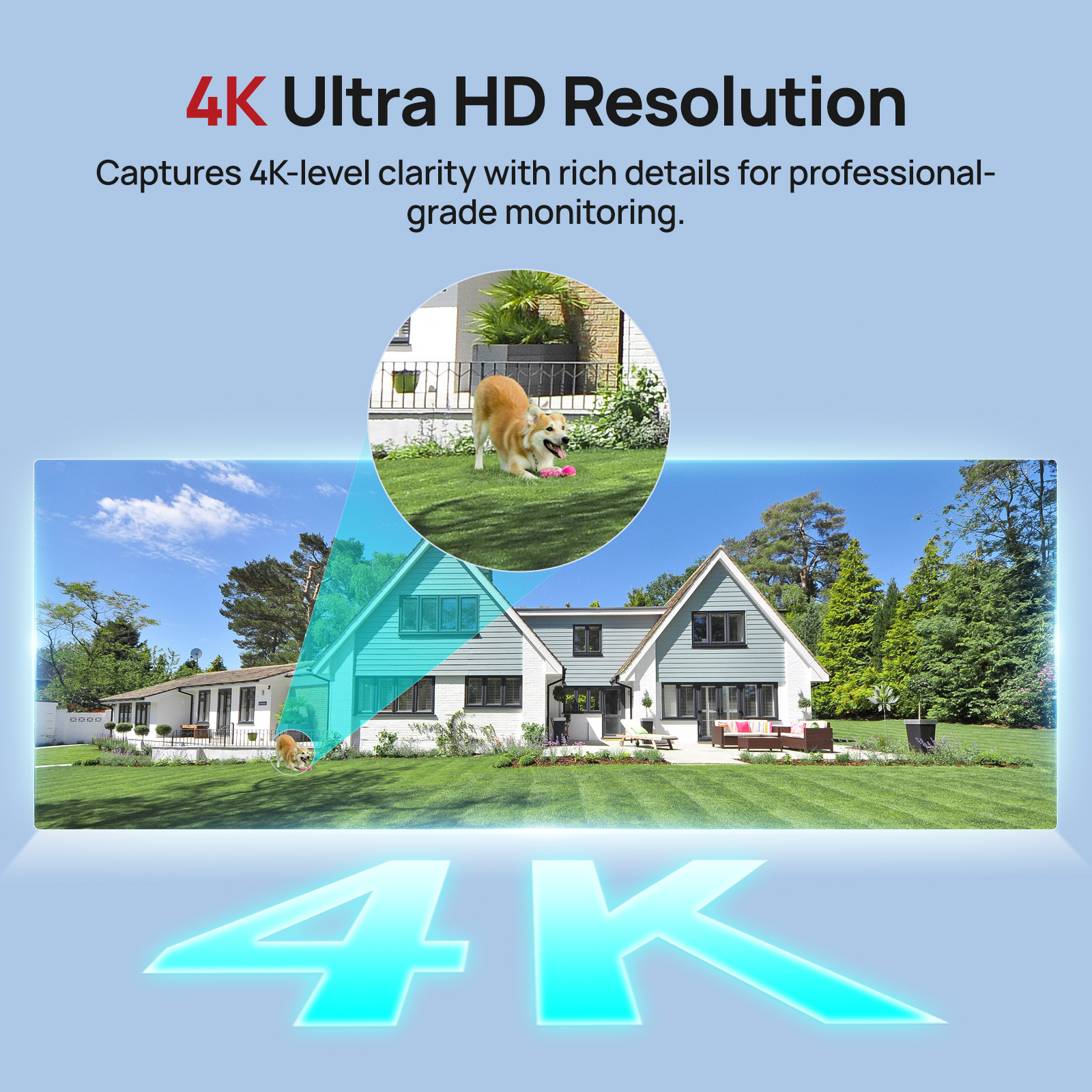 VIKYLIN 5/8MP 4K IP Camera Dua - Outdoor Lighting Mains Powered ulasan dan harga