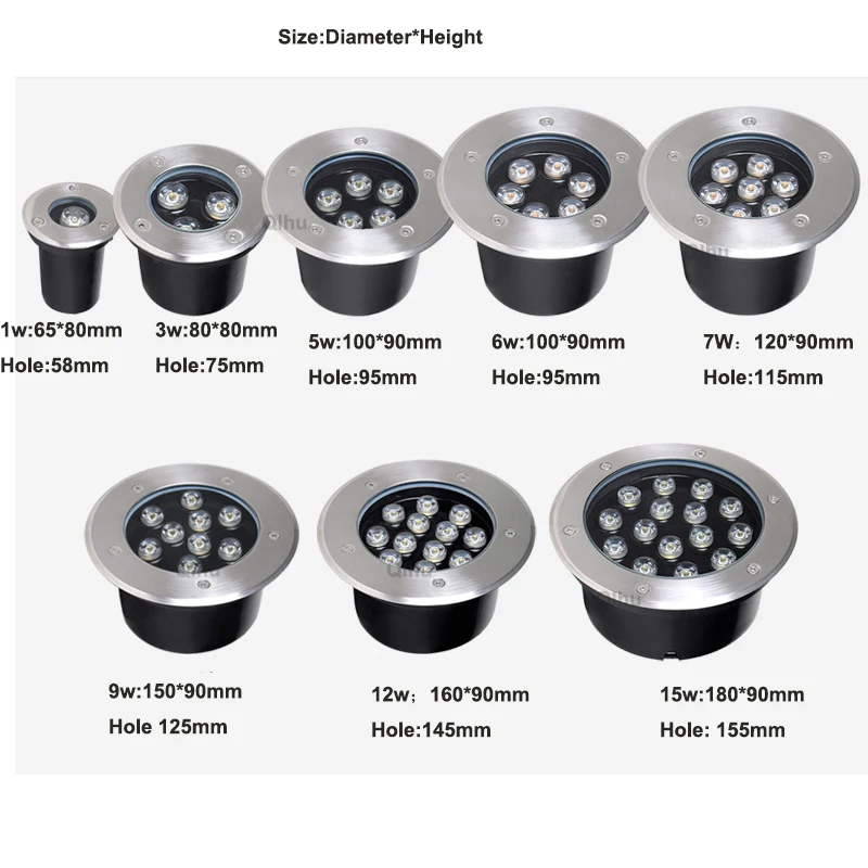 Waterproof Led Light Garden Un - Ground Light Recessed ulasan dan harga
