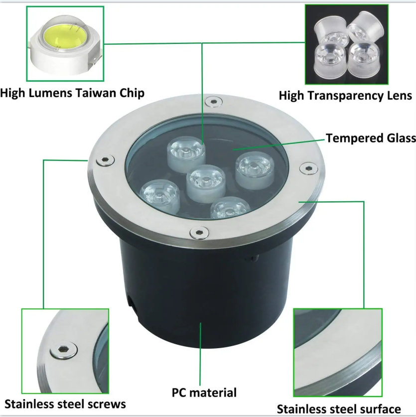 Waterproof Led Light Garden Un - Ground Light Recessed ulasan dan harga