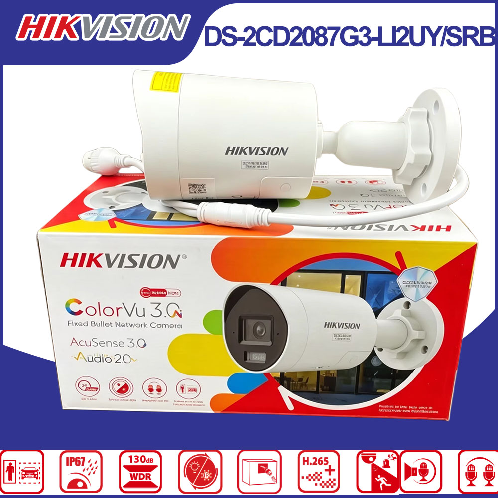 Hikvision DS-2CD2087G3-LI2UY/S - Outdoor Lighting Mains Powered ulasan dan harga