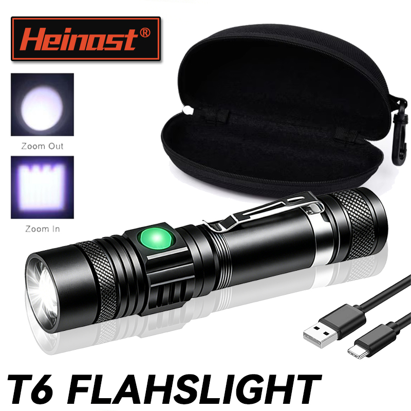 T6 LED Rechargeable Flashlight - Outdoor Lighting Lumen ulasan dan harga