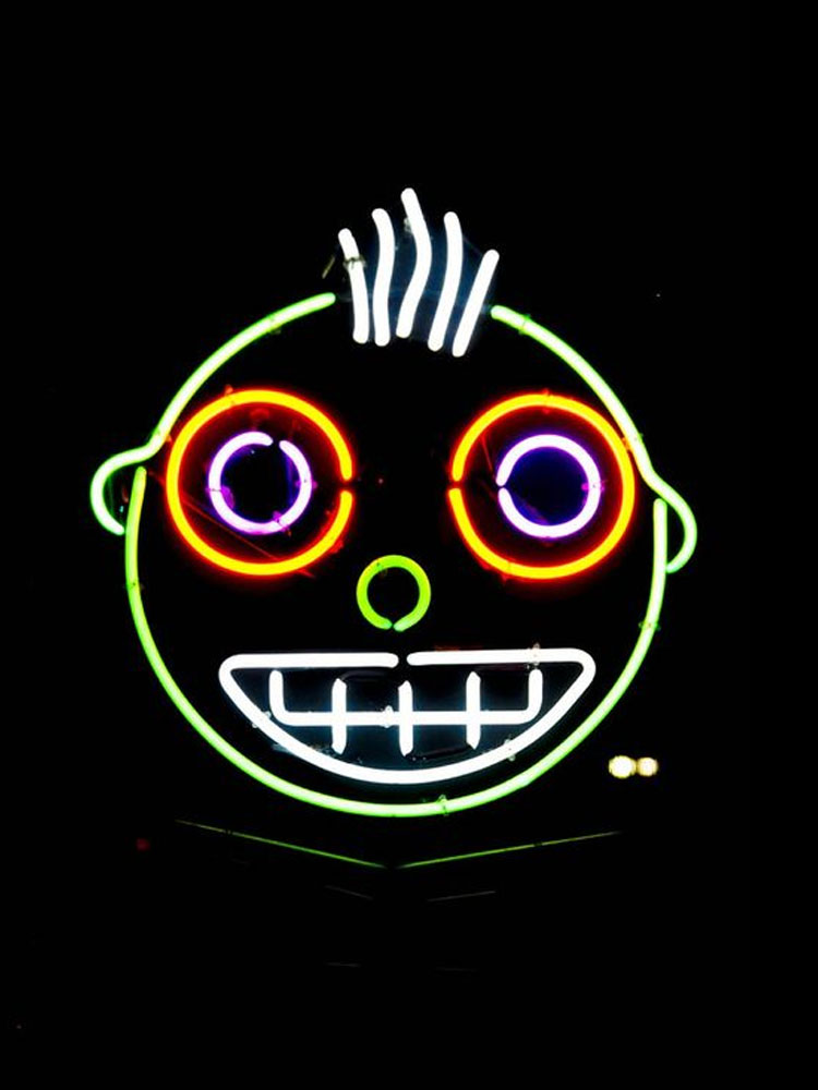 Neon Sign For Round Smiley ner - Outdoor Lighting Year Round ulasan dan harga