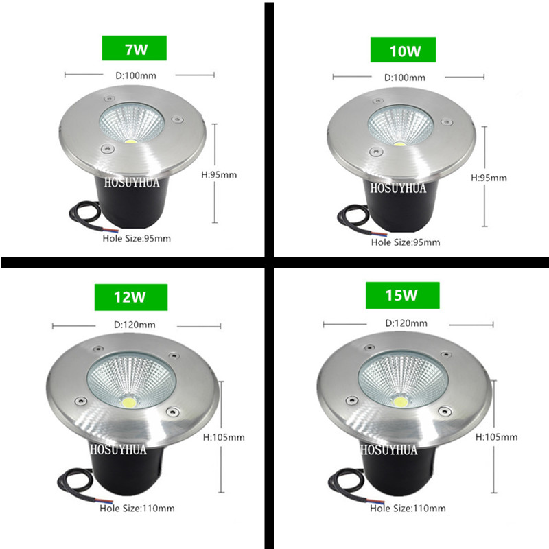 10W 15W LED buried IP67 AC85-2 - Outdoor Lighting Year Round ulasan dan harga