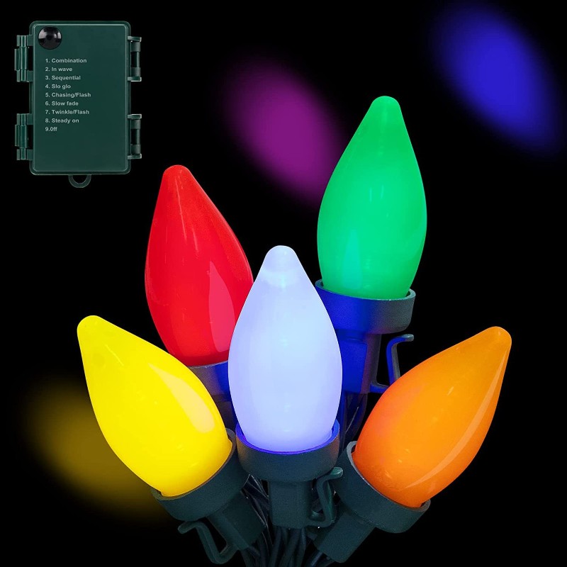 ABLJ Multi-Color LED String Li - Outdoor Lighting On Trees ulasan dan harga