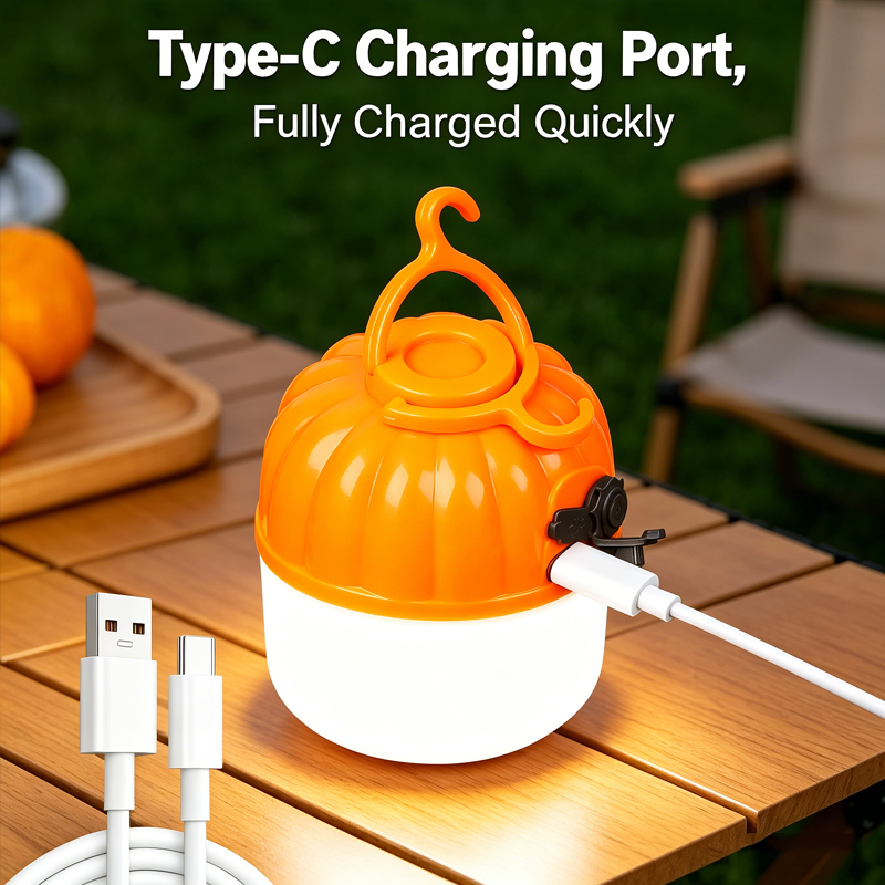 Mini Portable LED Pumpkin Bulb - Outdoor Lighting Lumen ulasan dan harga