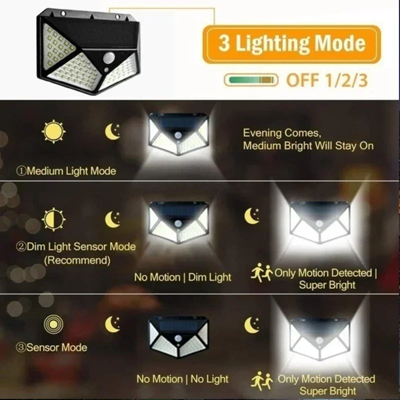 1/2/4PCS Motion Sensor Solar L - Outdoor Lighting Experts ulasan dan harga