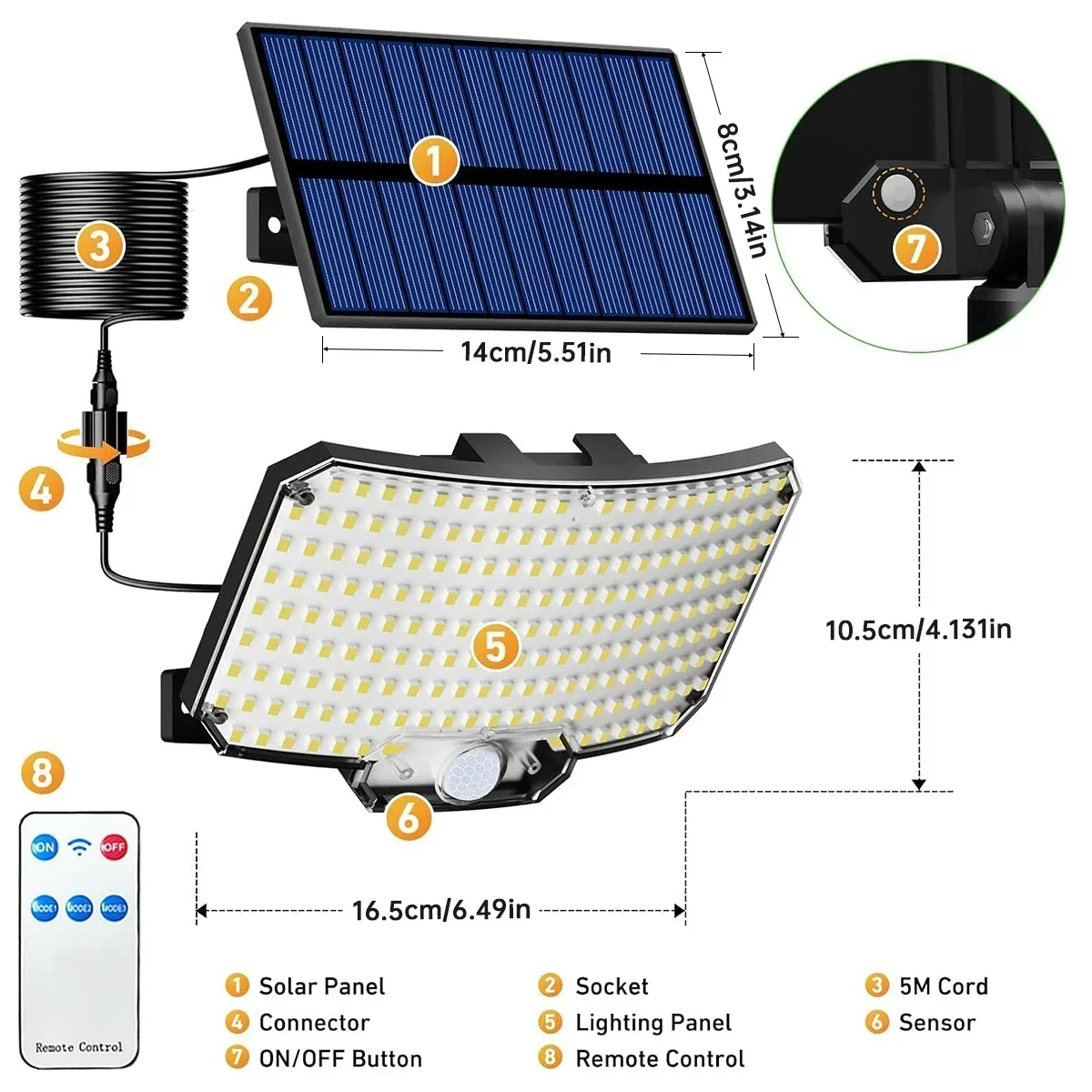 234LED Solar Outdoor Lights Mo - Outdoor Lighting Solar ulasan dan harga