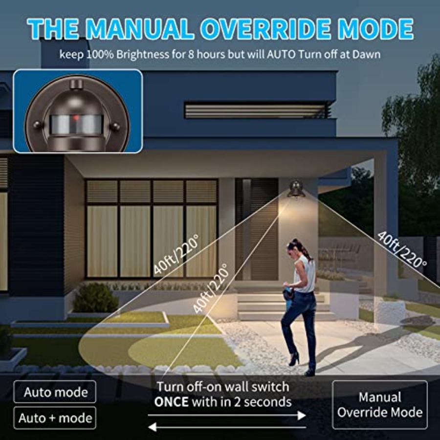 2 Pack Motion Sensor Outdoor L - Outdoor Lighting Solar ulasan dan harga