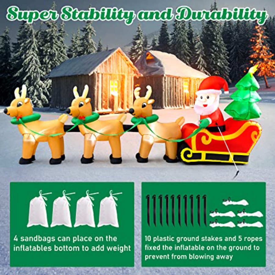 Outdoor Christmas inflatables  - Outdoor Lighting On Trees ulasan dan harga
