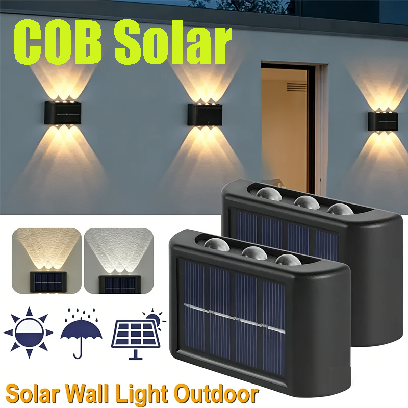 COB Solar Wall Lamp Outdoor Wa - Outdoor Lighting Linear ulasan dan harga