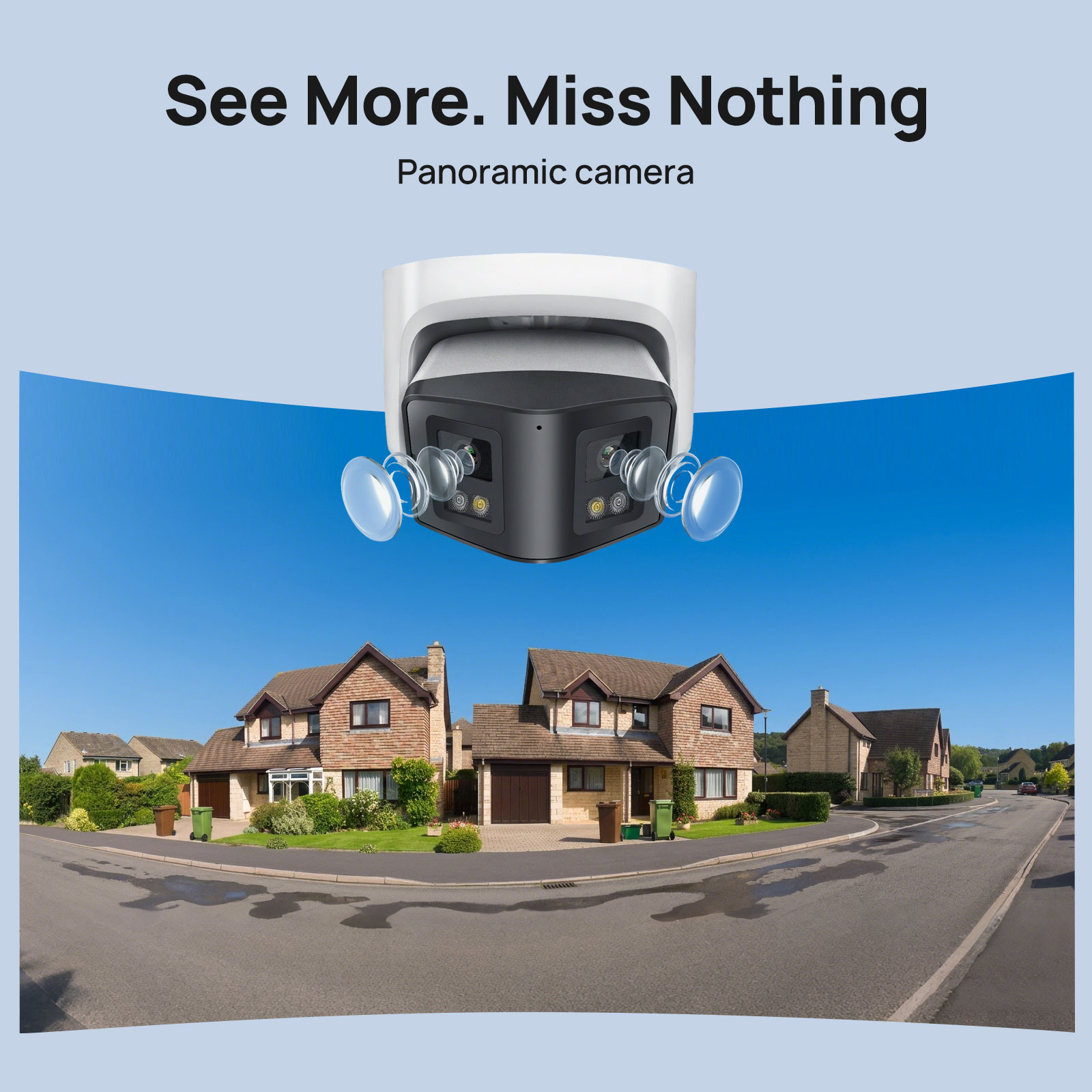 Vikylin Panoramic Dual Lens Sm - Outdoor Lighting Mains Powered ulasan dan harga