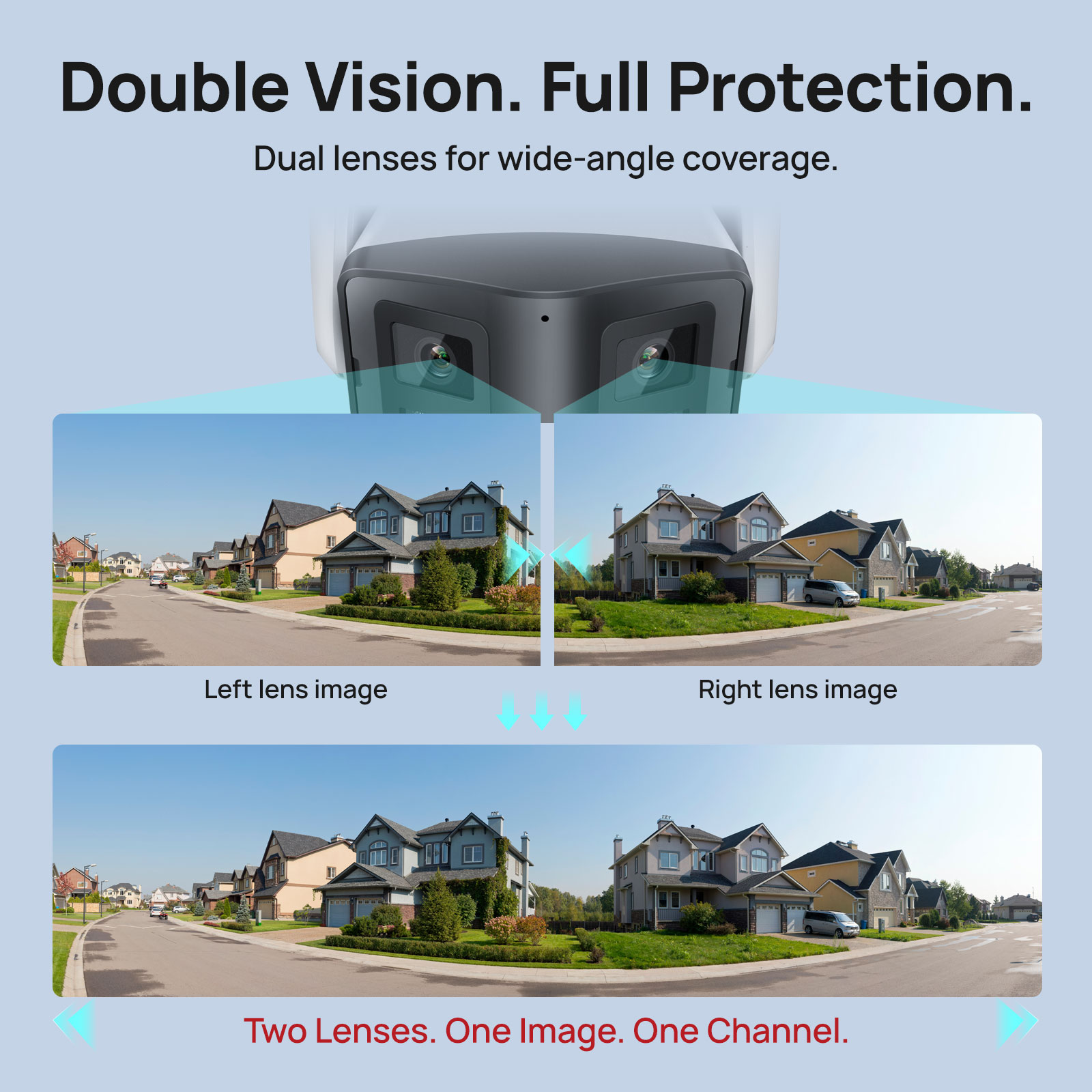 Vikylin Panoramic Dual Lens Sm - Outdoor Lighting Mains Powered ulasan dan harga