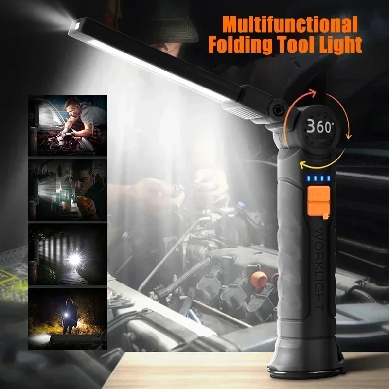 Portable COB LED Flashlight US - Outdoor Lighting Lumen ulasan dan harga