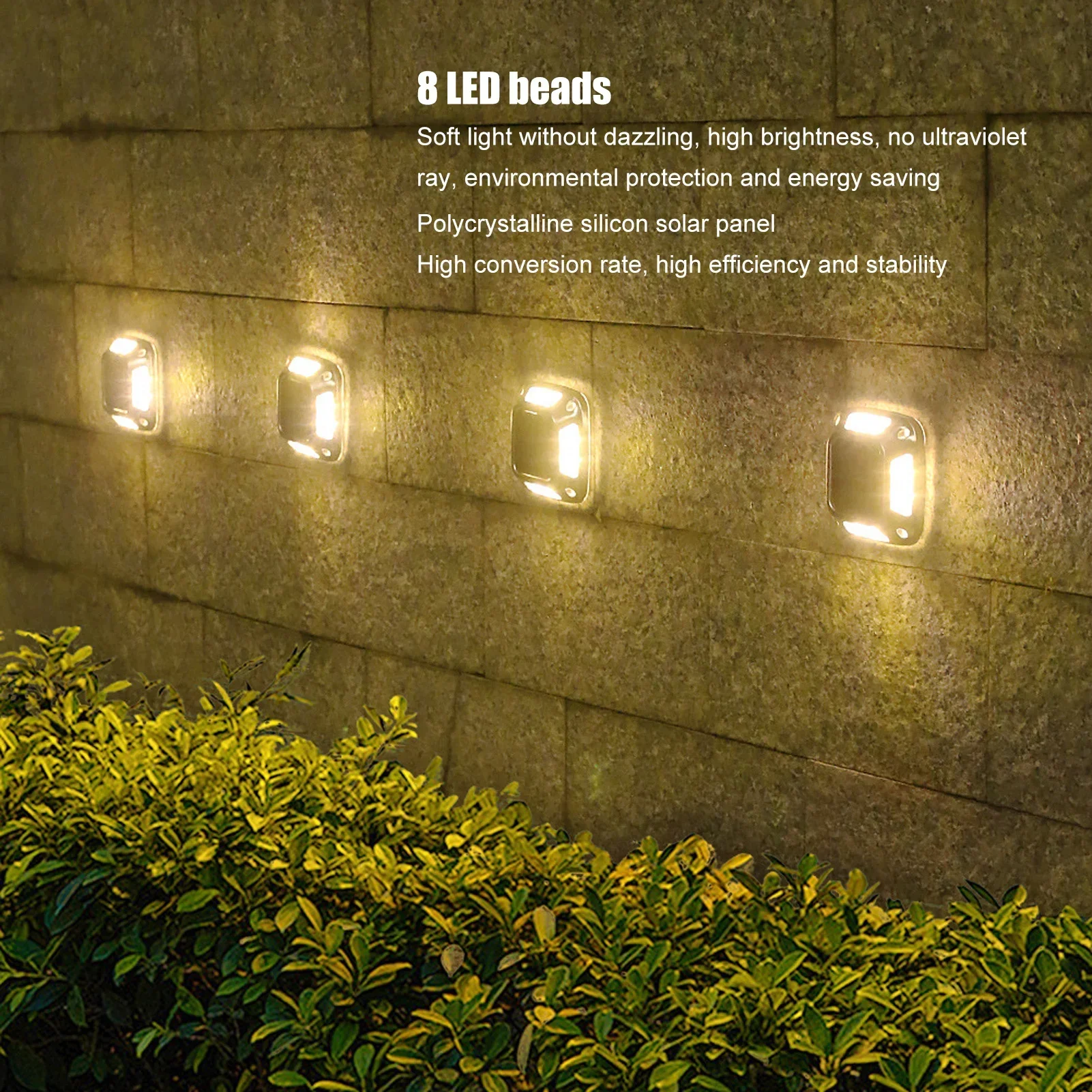 8LED Solar Driveway Light Outd - Outdoor Lighting Linear ulasan dan harga