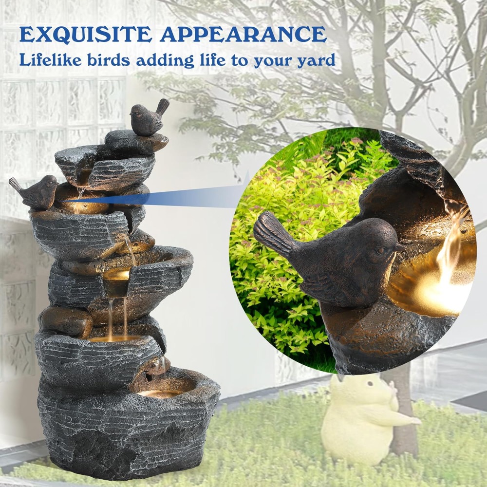 US Shipping 5-Tier Cascading R - Outdoor Lighting Linear ulasan dan harga