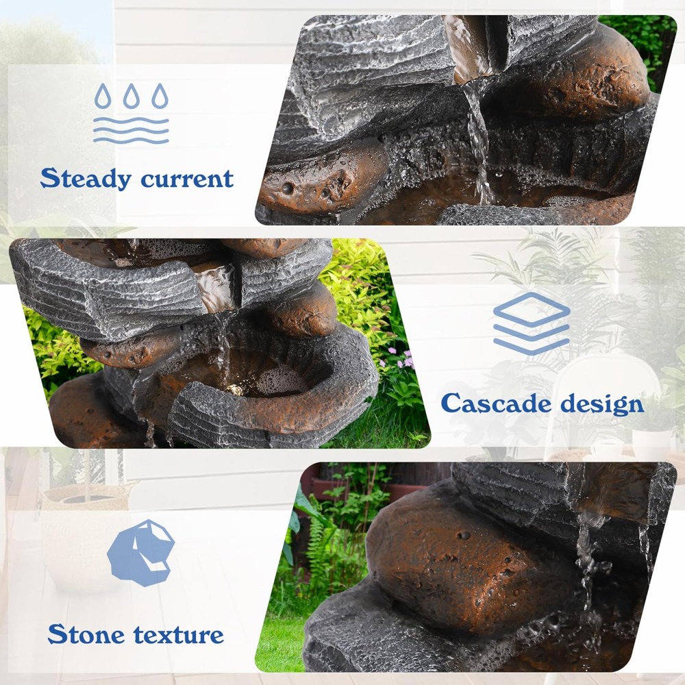 US Shipping 5-Tier Cascading R - Outdoor Lighting Linear ulasan dan harga