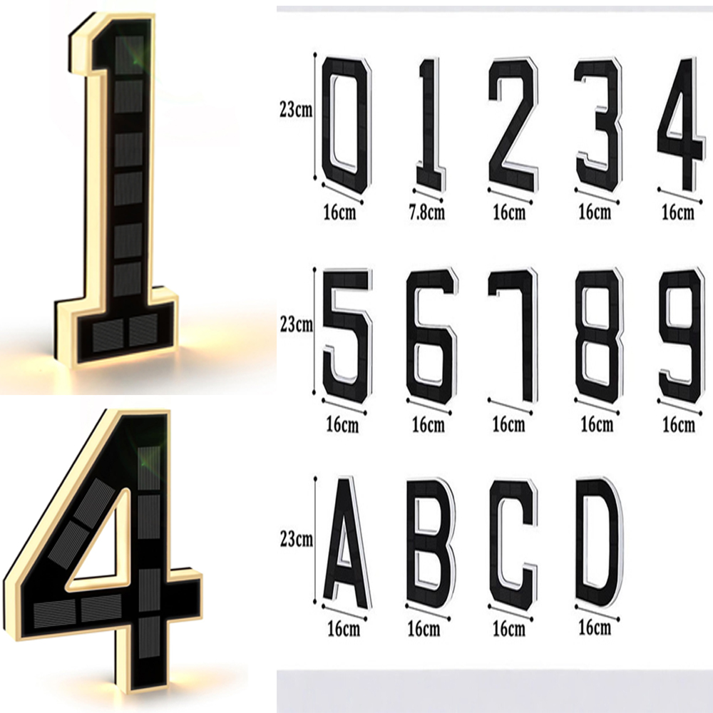 Solar House Number Lights Hous - Outdoor Lighting Experts ulasan dan harga
