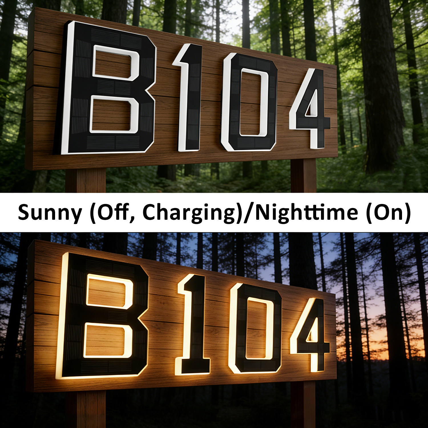 Solar House Number Lights Hous - Outdoor Lighting Experts ulasan dan harga