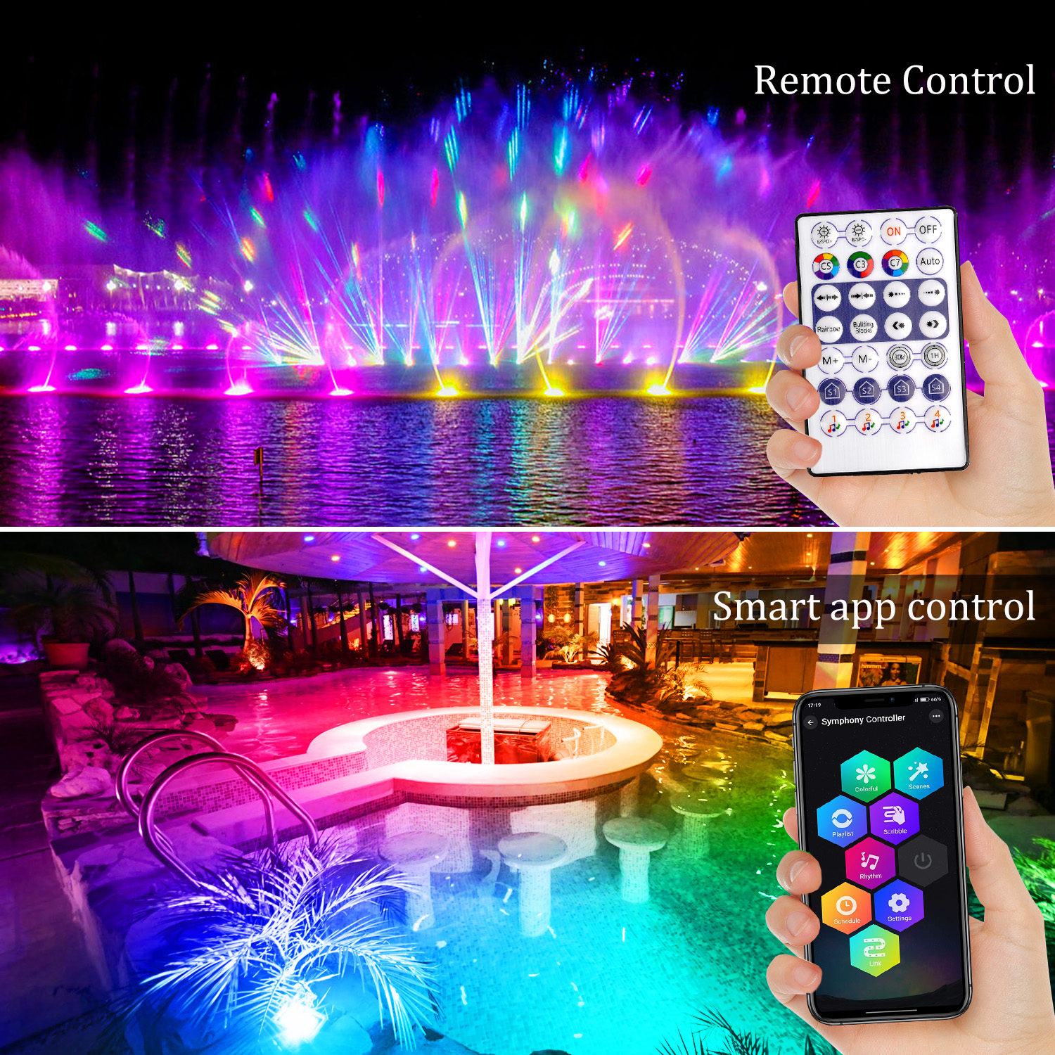 1/3/4/5/6 LED RGB Light IP68 W - Pond Light Submersible ulasan dan harga
