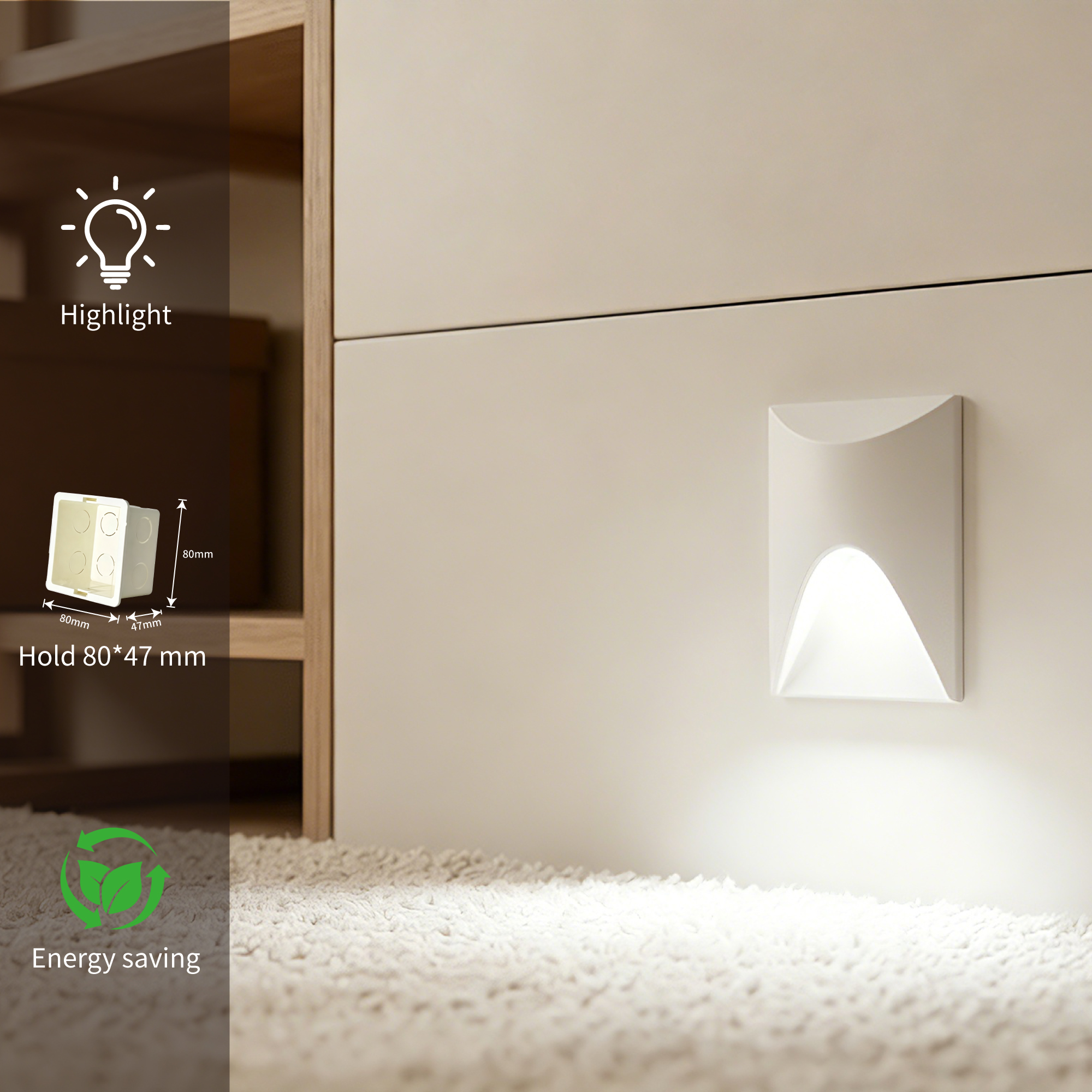 Led Stair Light Step Lights 3W - Outdoor Lighting Year Round ulasan dan harga