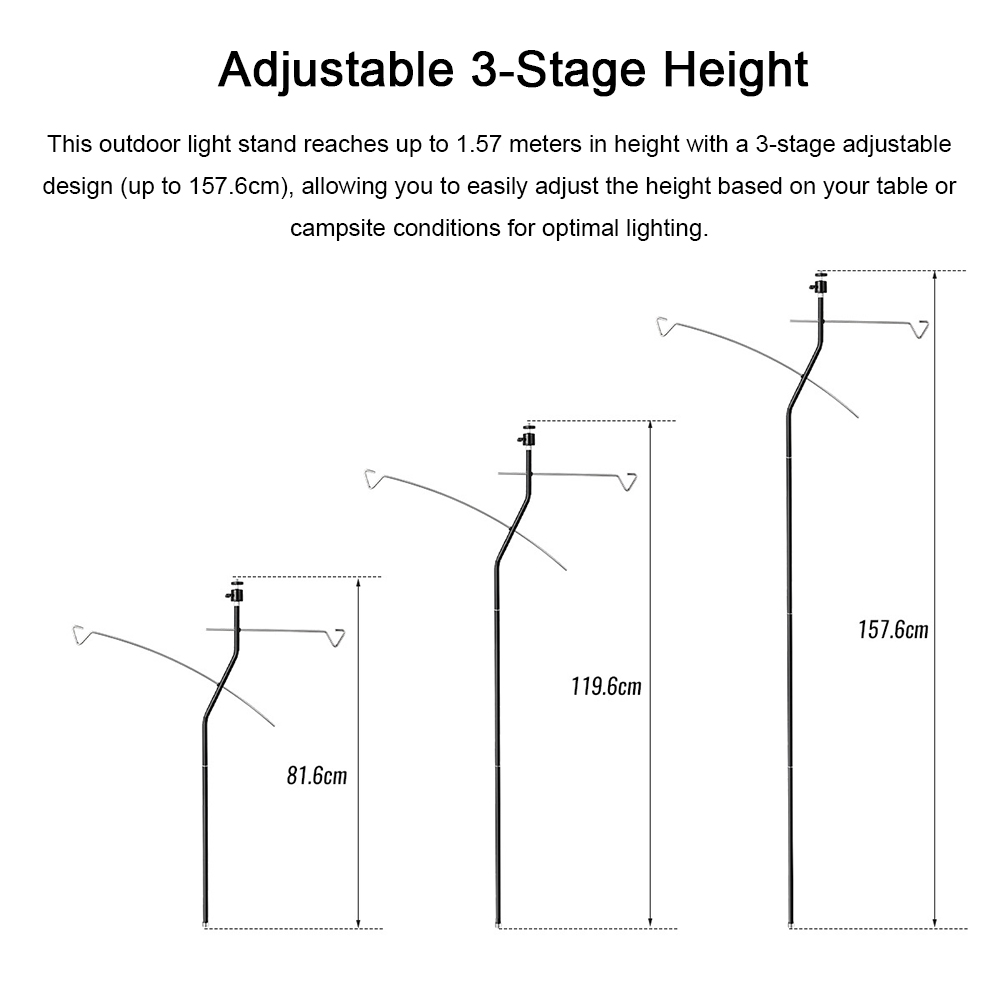 Outdoor Camping Light Stand La - Outdoor Lighting Vendors ulasan dan harga
