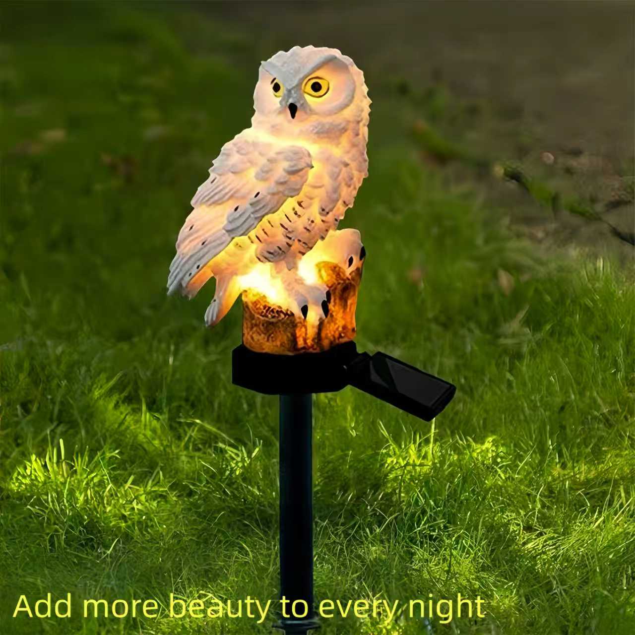 Solar Owl Garden Stake Light O - Outdoor Lighting Switch ulasan dan harga