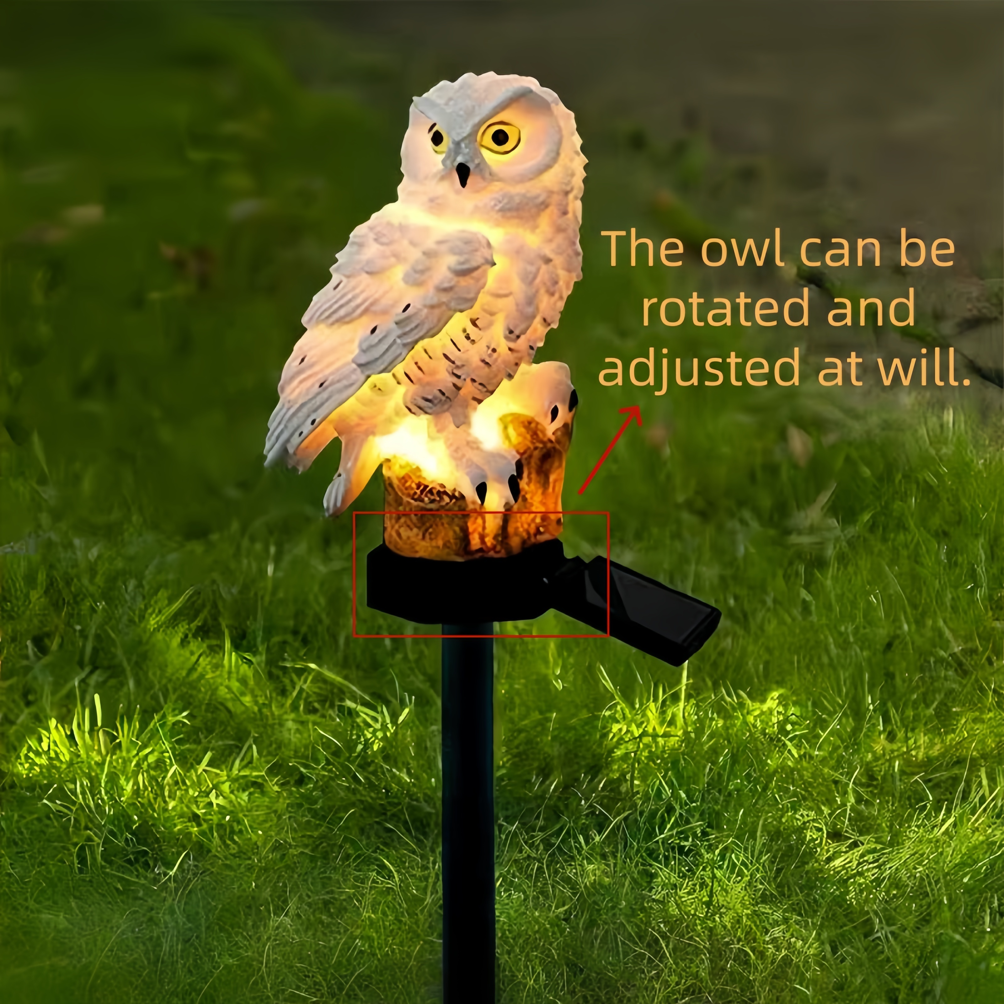 Solar Owl Garden Stake Light O - Outdoor Lighting Switch ulasan dan harga