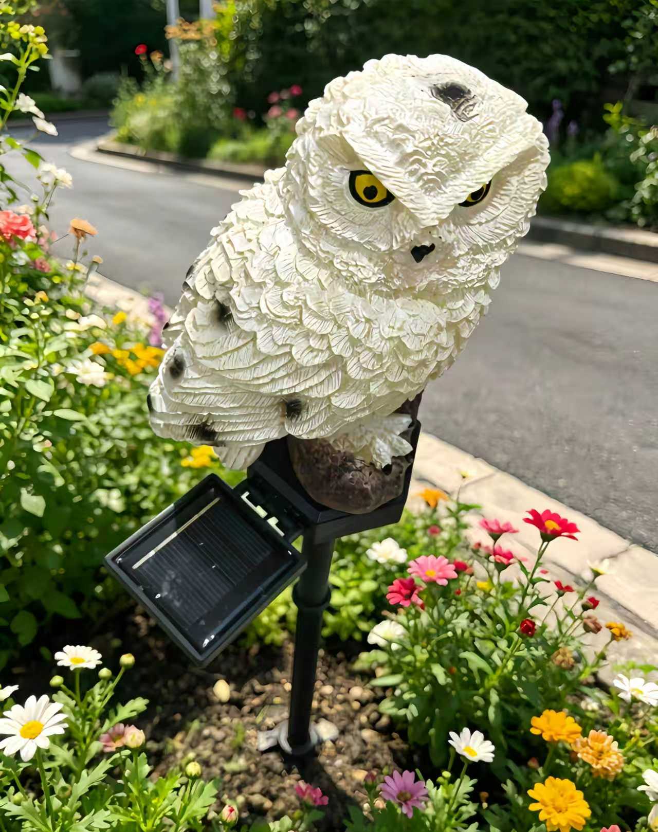 Solar Owl Garden Stake Light O - Outdoor Lighting Switch ulasan dan harga