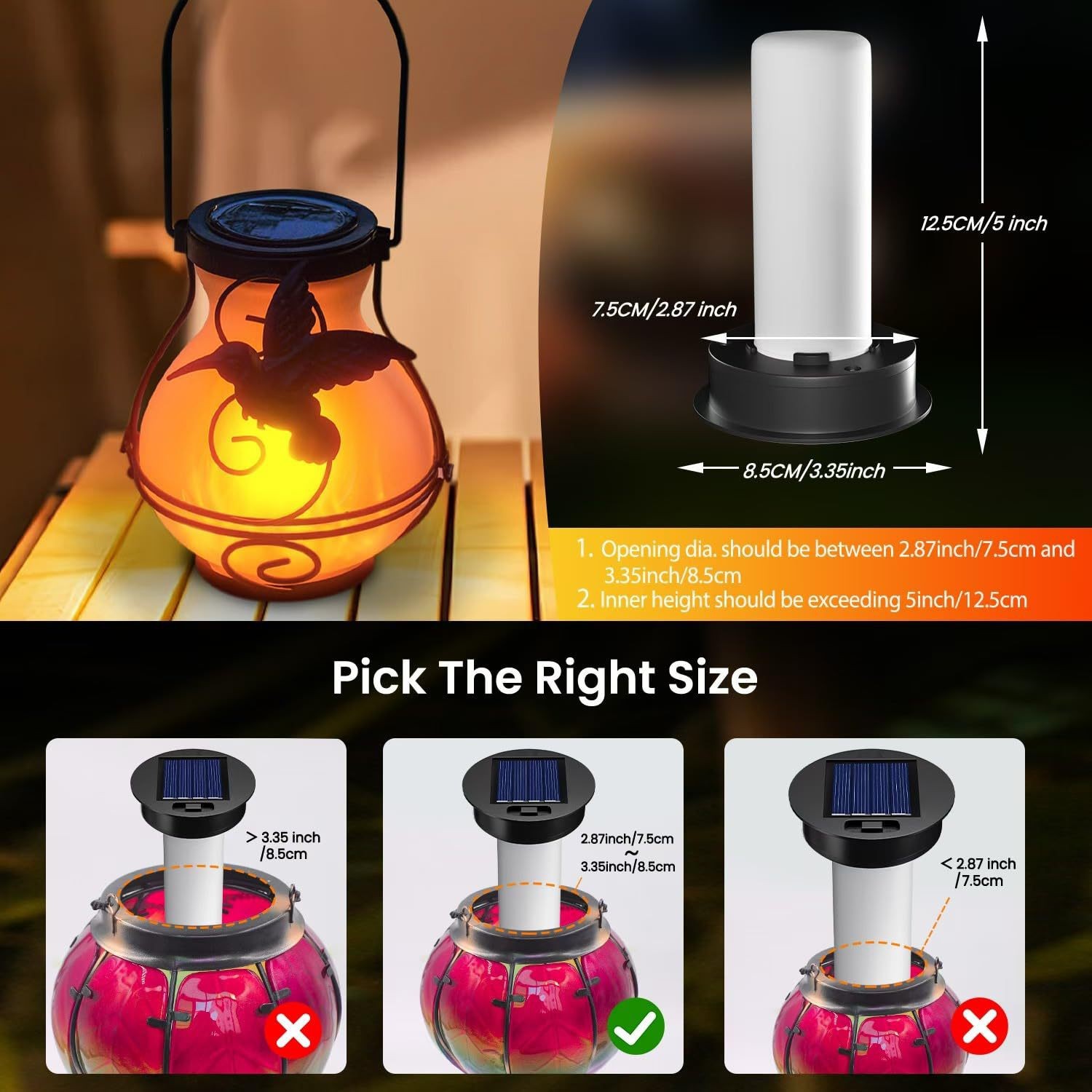 Solar Bottle Cap Light LED Fli - Fire Torch Solar ulasan dan harga